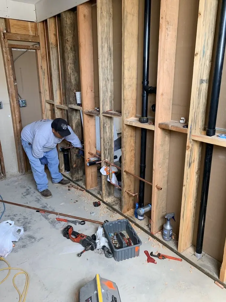 Commercial rough-in plumbing for Gas Line Repair in Como Springs